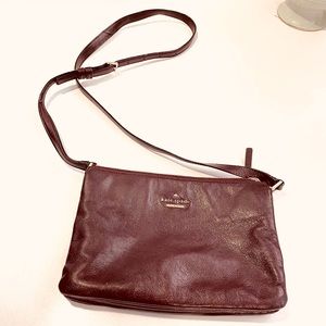 Kate Spade Gabriella Crossbody Bag in Burgundy